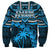 Fiji Rugby Sweatshirt Go Fijian Tapa Arty with World Cup Vibe LT9 - Polynesian Pride