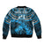 Custom Fiji Rugby Bomber Jacket Go Fijian Tapa Arty with World Cup Vibe LT9 - Polynesian Pride