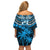 Custom Fiji Rugby Off Shoulder Short Dress Go Fijian Tapa Arty with World Cup Vibe LT9 - Polynesian Pride