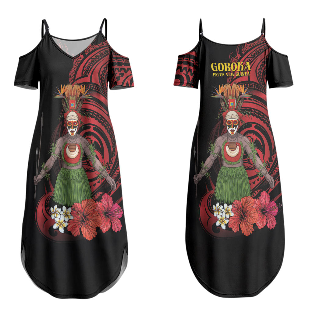 Huli Wigmen Tribe Hela Province Couples Matching Summer Maxi Dress and Hawaiian Shirt Papua New Guinea Indigenous Pattern LT9 - Polynesian Pride