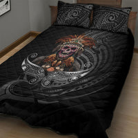 Mokomoko Tribe Eastern Highlands Province Quilt Bed Set Papua New Guinea Indigenous Pattern LT9 - Polynesian Pride