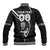 Custom New Zealand Aotearoa Rugby Baseball Jacket Black Fern Maori Tribal Sporty Style LT9 - Polynesian Pride