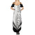 New Zealand Rugby Summer Maxi Dress Proud Aoteroa Stylised Maori Koru LT9 - Polynesian Pride