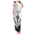 New Zealand Rugby Tank Maxi Dress Proud Aoteroa Stylised Maori Koru LT9 Women Black - Polynesian Pride