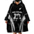 New Zealand Aotearoa Rugby Wearable Blanket Hoodie Haka Dance Mixed Silver Fern Sporty Style LT9 - Polynesian Pride