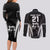 Custom New Zealand Aotearoa Rugby Couples Matching Long Sleeve Bodycon Dress and Long Sleeve Button Shirts Haka Dance Mixed Silver Fern Sporty Style LT9 - Polynesian Pride