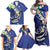 FSM Chuuk State Polynesian Shark Tattoo Personalised Family Matching Off Shoulder Maxi Dress and Hawaiian Shirt