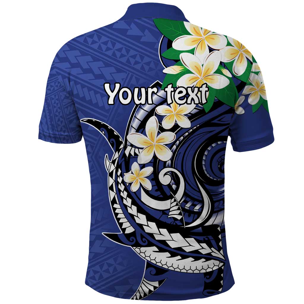 FSM Chuuk State Polynesian Shark Tattoo Personalised Polo Shirt