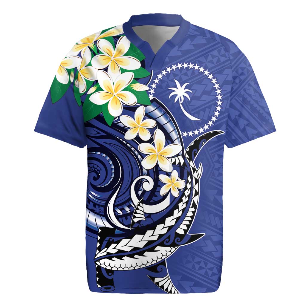 FSM Chuuk State Polynesian Shark Tattoo Personalised Rugby Jersey