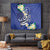 FSM Chuuk State Polynesian Shark Tattoo Personalised Tapestry