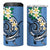 FSM Kosrae Polynesian Shark Tattoo Personalised 4 in 1 Can Cooler Tumbler