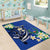 FSM Pohnpei Polynesian Shark Tattoo Personalised Area Rug