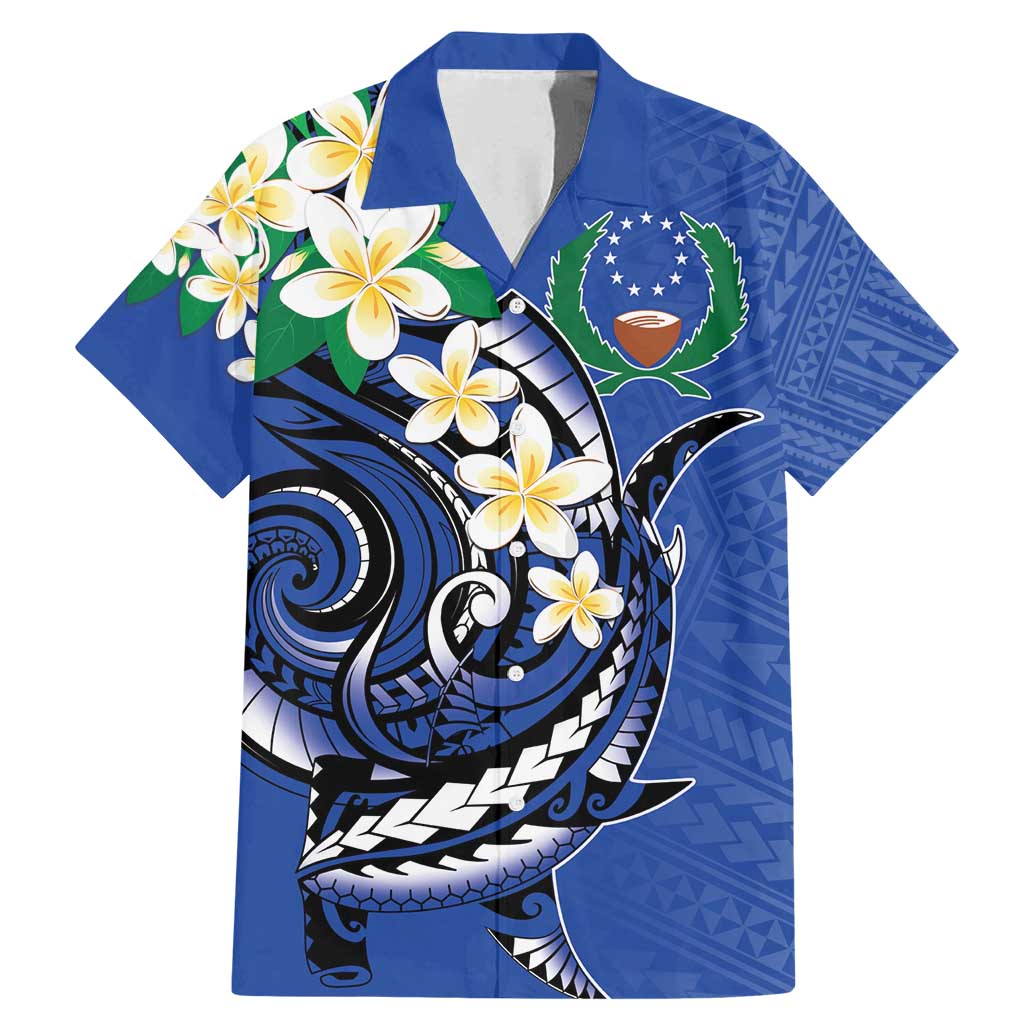 FSM Pohnpei Polynesian Shark Tattoo Personalised Family Matching Mermaid Dress and Hawaiian Shirt