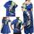 FSM Pohnpei Polynesian Shark Tattoo Personalised Family Matching Off Shoulder Maxi Dress and Hawaiian Shirt