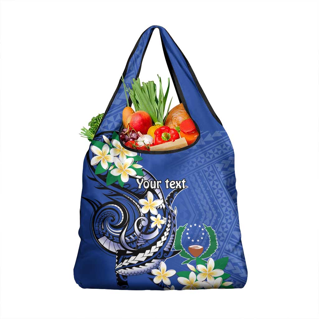 FSM Pohnpei Polynesian Shark Tattoo Personalised Grocery Bag