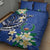 FSM Pohnpei Polynesian Shark Tattoo Personalised Quilt Bed Set