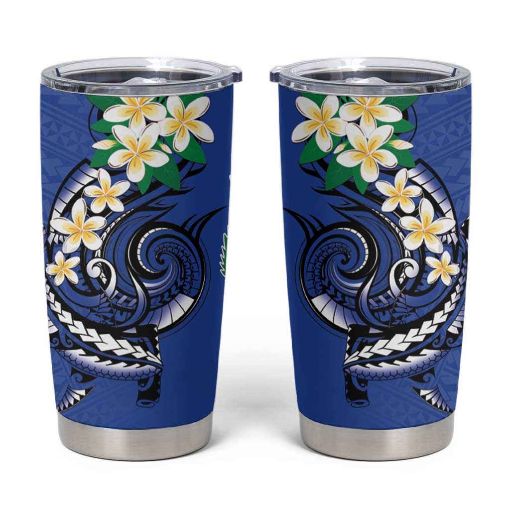 FSM Pohnpei Polynesian Shark Tattoo Personalised Tumbler Cup