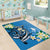 FSM Yap State Polynesian Shark Tattoo Personalised Area Rug