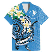 FSM Yap State Polynesian Shark Tattoo Personalised Family Matching Mermaid Dress and Hawaiian Shirt