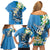 FSM Yap State Polynesian Shark Tattoo Personalised Family Matching Off Shoulder Short Dress and Hawaiian Shirt