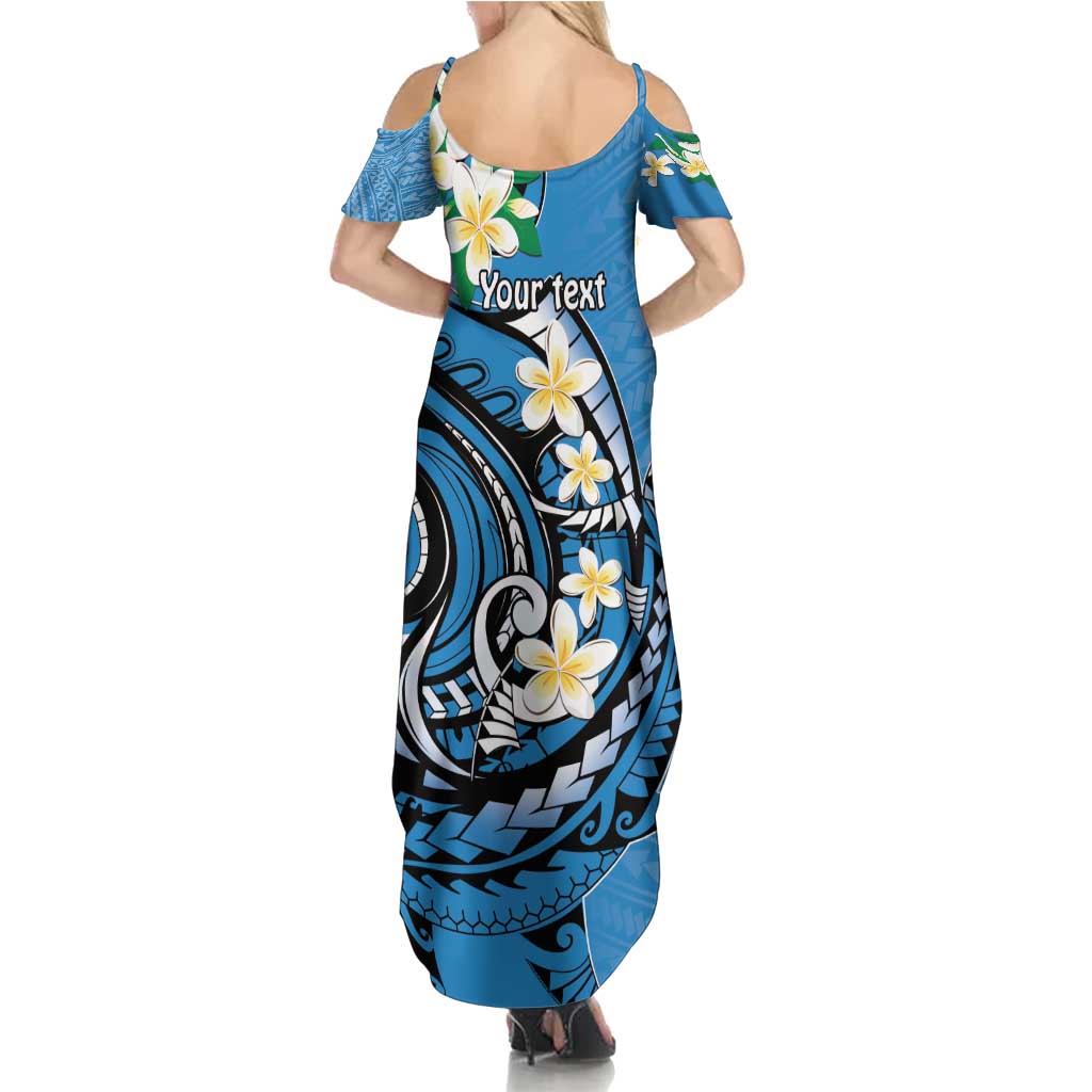 FSM Yap State Polynesian Shark Tattoo Personalised Family Matching Summer Maxi Dress and Hawaiian Shirt