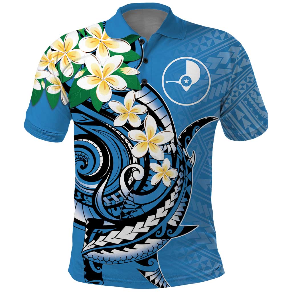 FSM Yap State Polynesian Shark Tattoo Personalised Polo Shirt