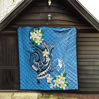 FSM Yap State Polynesian Shark Tattoo Personalised Quilt