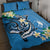 FSM Yap State Polynesian Shark Tattoo Personalised Quilt Bed Set