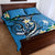 FSM Yap State Polynesian Shark Tattoo Personalised Quilt Bed Set