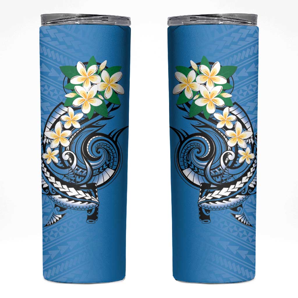 FSM Yap State Polynesian Shark Tattoo Personalised Skinny Tumbler