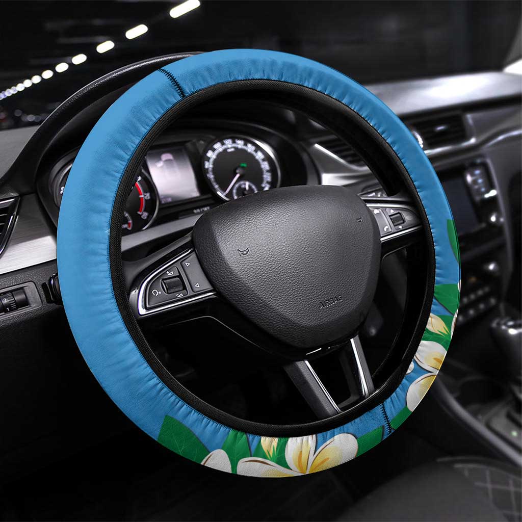 FSM Yap State Polynesian Shark Tattoo Steering Wheel Cover