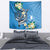 FSM Yap State Polynesian Shark Tattoo Personalised Tapestry