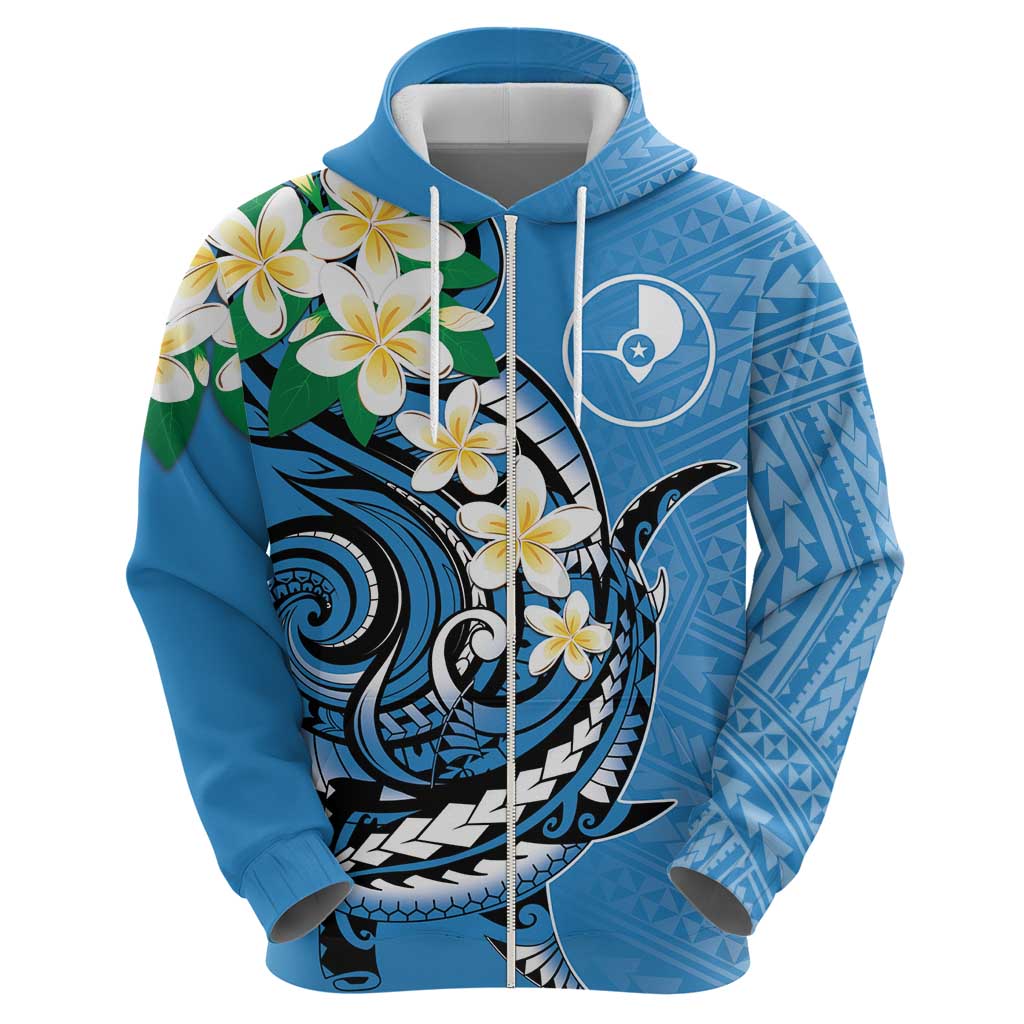 FSM Yap State Polynesian Shark Tattoo Personalised Zip Hoodie