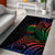 New Caledonia Polynesian Tatoo Personalised Area Rug