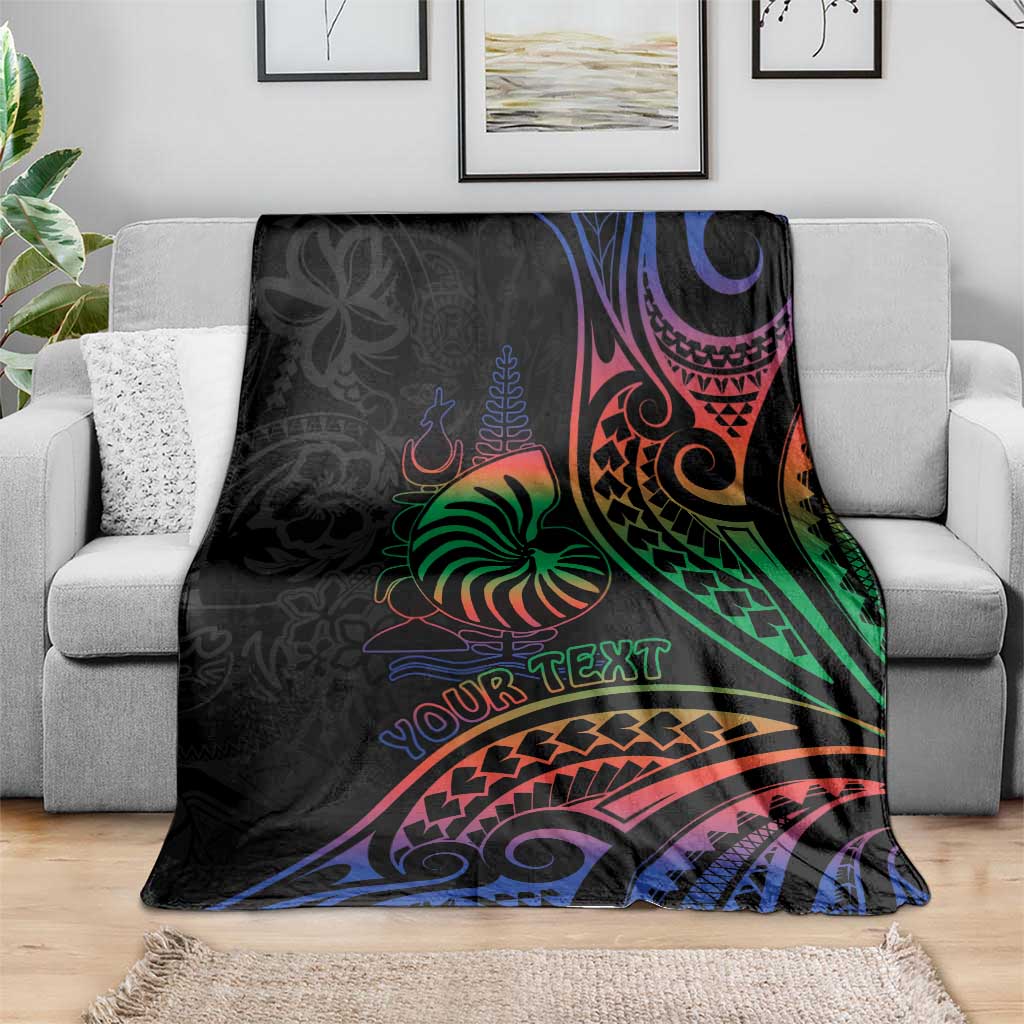 New Caledonia Polynesian Tatoo Personalised Blanket