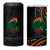 New Caledonia Polynesian Tatoo Personalised 4 in 1 Can Cooler Tumbler