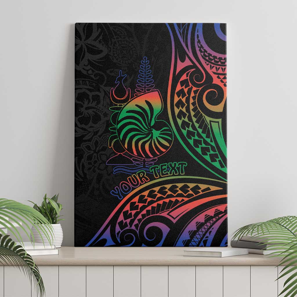 New Caledonia Polynesian Tatoo Personalised Canvas Wall Art