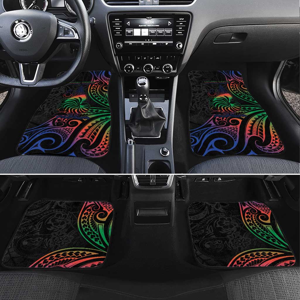 New Caledonia Polynesian Tatoo Personalised Car Mats