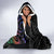 New Caledonia Polynesian Tatoo Personalised Hooded Blanket