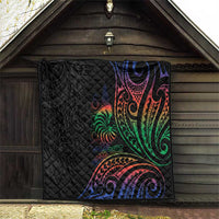 New Caledonia Polynesian Tatoo Personalised Quilt