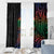 New Caledonia Polynesian Tatoo Personalised Window Curtain