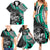 personalised-polynesia-skull-family-matching-summer-maxi-dress-and-hawaiian-shirt-tattoo-in-the-style-of-maori-with-marine-life-aqua