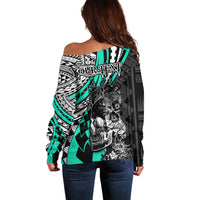 personalised-polynesia-skull-off-shoulder-sweater-tattoo-in-the-style-of-maori-with-marine-life-aqua