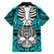 personalised-polynesia-skull-family-matching-long-sleeve-bodycon-dress-and-hawaiian-shirt-with-boars-tusk-aqua-arty-vibe