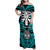 personalised-polynesia-skull-family-matching-off-shoulder-maxi-dress-and-hawaiian-shirt-with-boars-tusk-aqua-arty-vibe