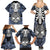 personalised-polynesia-skull-family-matching-summer-maxi-dress-and-hawaiian-shirt-with-boars-tusk-blue-arty-vibe