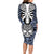 personalised-polynesia-skull-long-sleeve-bodycon-dress-with-boars-tusk-blue-arty-vibe