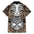 personalised-polynesia-skull-family-matching-off-shoulder-long-sleeve-dress-and-hawaiian-shirt-with-boars-tusk-gold-arty-vibe