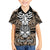 personalised-polynesia-skull-family-matching-short-sleeve-bodycon-dress-and-hawaiian-shirt-with-boars-tusk-gold-arty-vibe