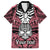 personalised-polynesia-skull-family-matching-long-sleeve-bodycon-dress-and-hawaiian-shirt-with-boars-tusk-pink-arty-vibe